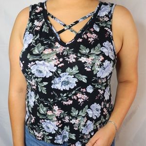 Floral Print Tank Top
